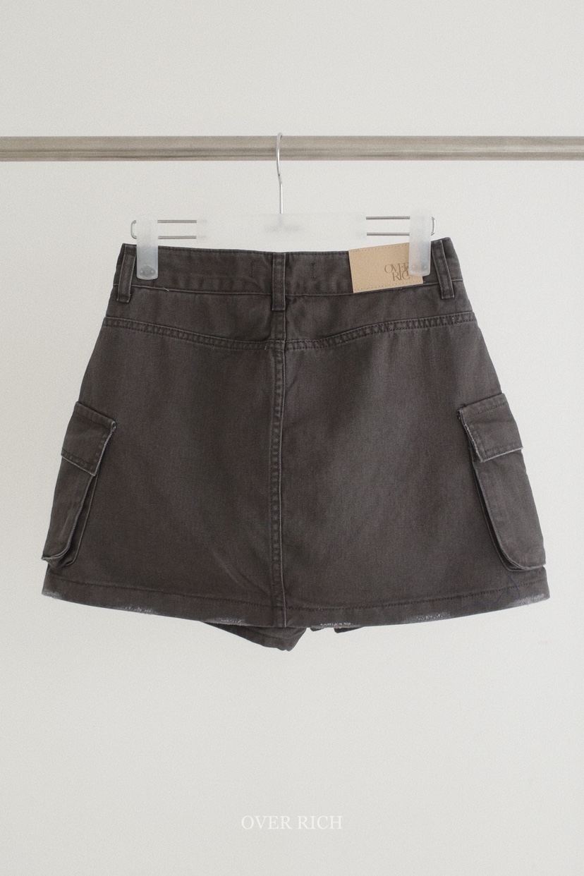OVER RICH東大門直郵女裝新款時尚26春夏休閑職業裙褲工裝OVER RICH裙褲