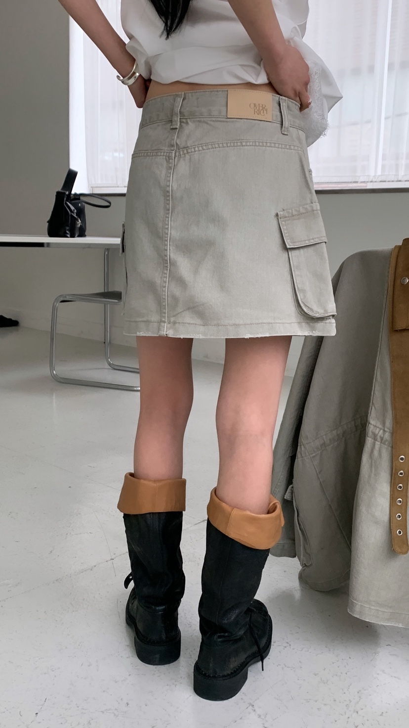 OVER RICH東大門直郵女裝新款時尚26春夏休閑職業裙褲工裝OVER RICH裙褲