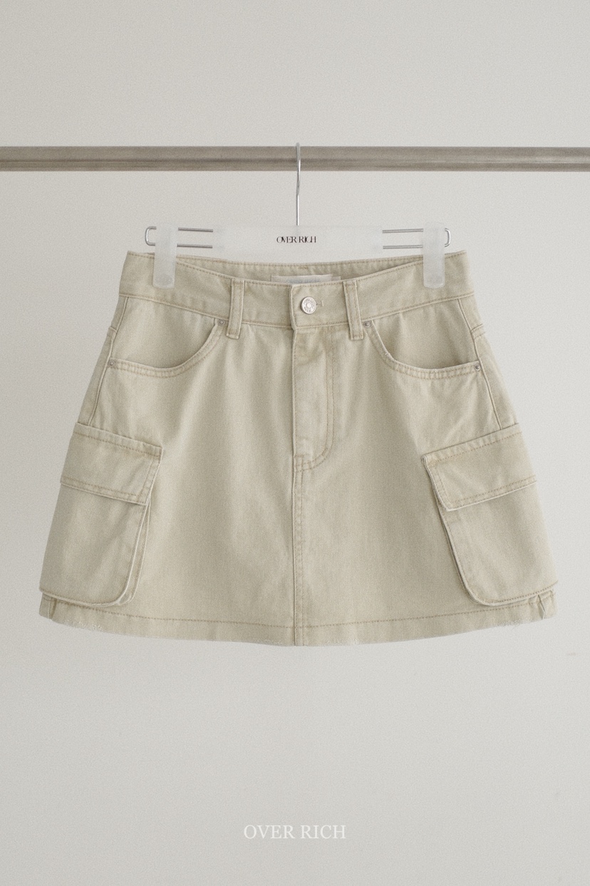OVER RICH東大門直郵女裝新款時尚26春夏休閑職業裙褲工裝OVER RICH裙褲圖色1