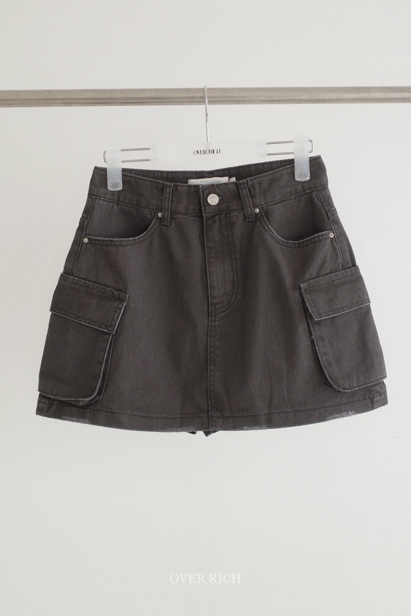 OVER RICH東大門直郵女裝新款時尚26春夏休閑職業裙褲工裝OVER RICH裙褲圖色3