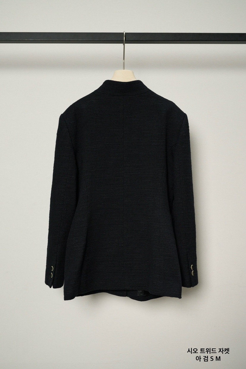 BLOSSOM韓國代購女士新款推薦26春夏人氣時尚熱賣夾克粗花呢BLOSSOM夾克