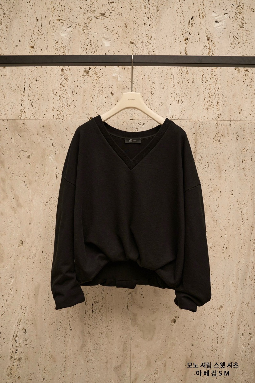 BLOSSOM韓國代購女士新品熱賣26春夏休閑推薦時尚衛衣褶皺BLOSSOM衛衣圖色3