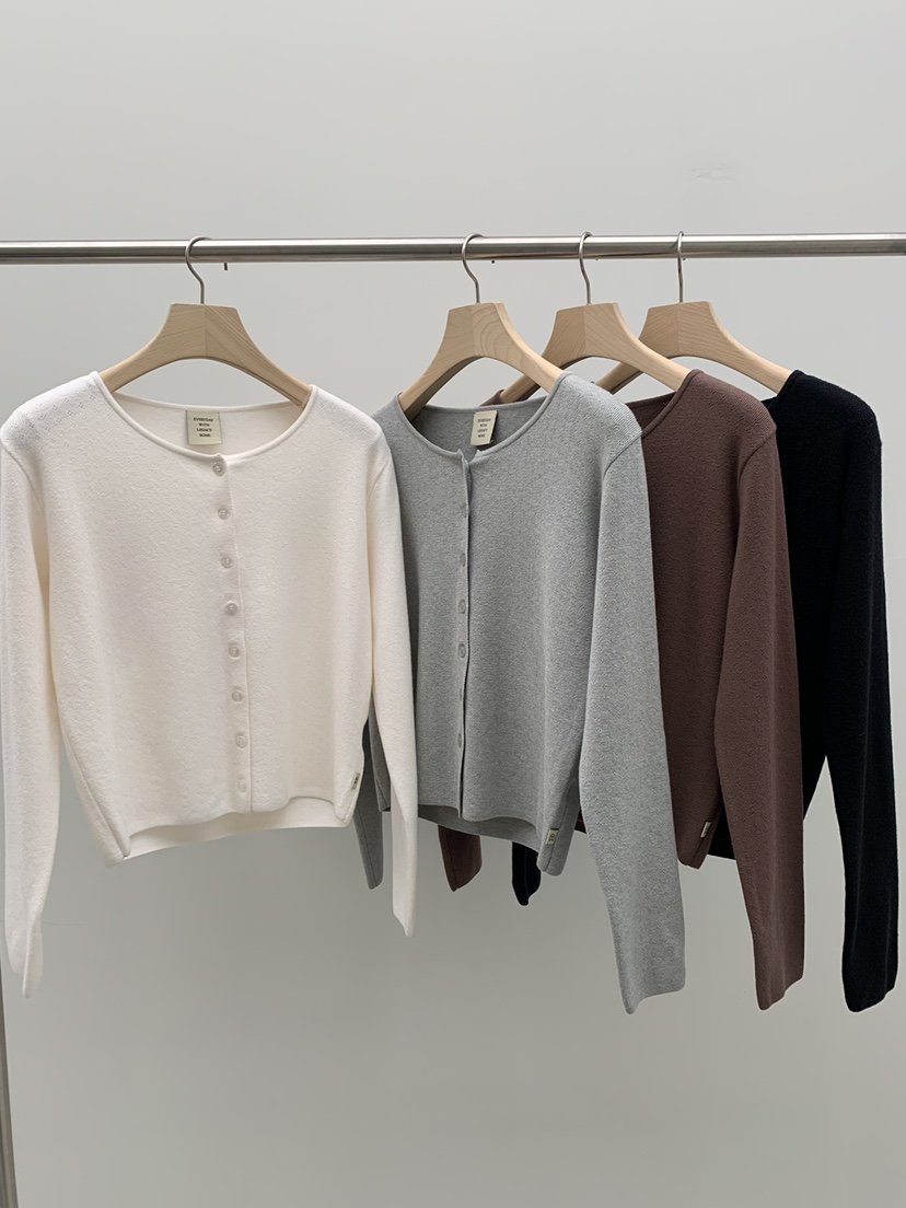 LEGACY BONE韓國東大門直郵女裝新款職業推薦針織衫開衫LEGACY BONE針織衫