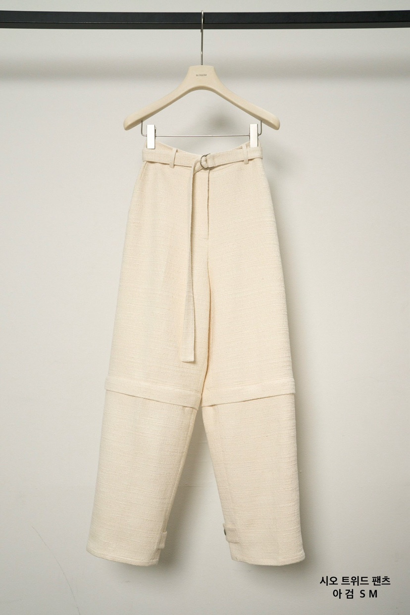 BLOSSOM韓國直郵實拍女士新款時尚26春夏人氣休閑褲含腰帶BLOSSOM休閑褲圖色1