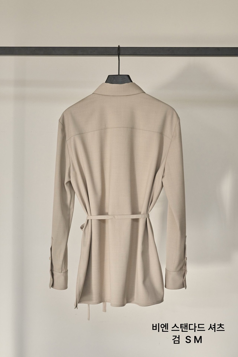 BLOSSOM韓國直郵實拍女士新款熱賣人氣休閑襯衫蕾絲衫含腰繩BLOSSOM襯衫/蕾絲衫