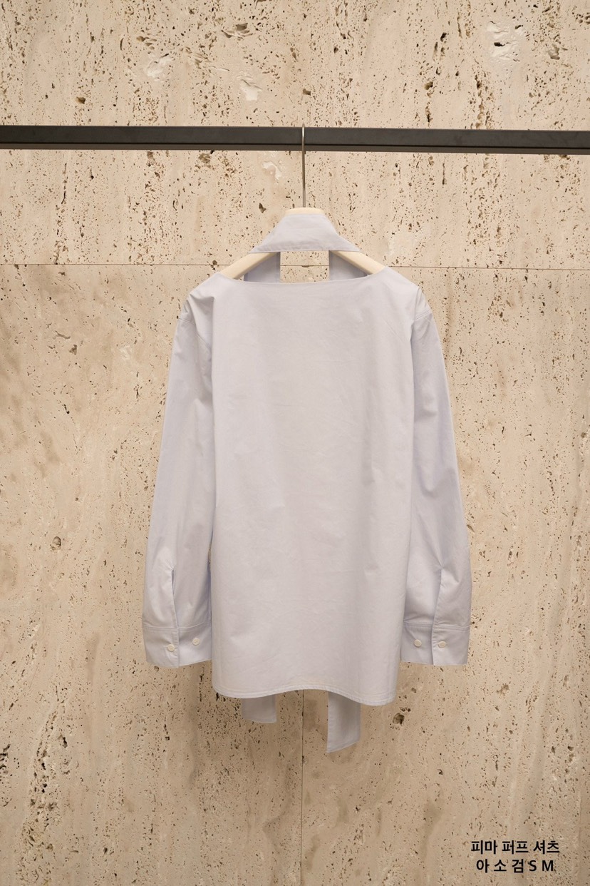 BLOSSOM韓國直郵實拍女裝新品26春夏時尚襯衫蕾絲衫含脖帶棉BLOSSOM襯衫/蕾絲衫