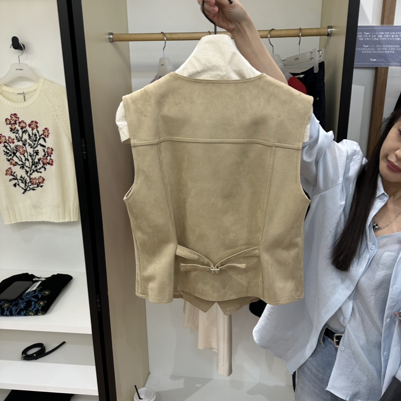 MUYBIEN韓國直郵女裝新品職業推薦人氣26春夏時尚熱賣馬甲MUYBIEN馬甲