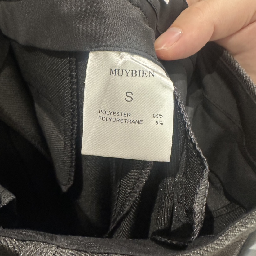 MUYBIEN韓國東大門代購女士新品推薦職業人氣休閑褲不含腰帶MUYBIEN休閑褲