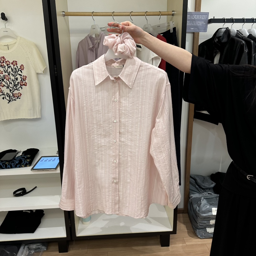 MUYBIEN韓國東大門直郵女裝新品熱賣休閑推薦26春夏襯衫蕾絲衫MUYBIEN襯衫/蕾絲衫圖色1