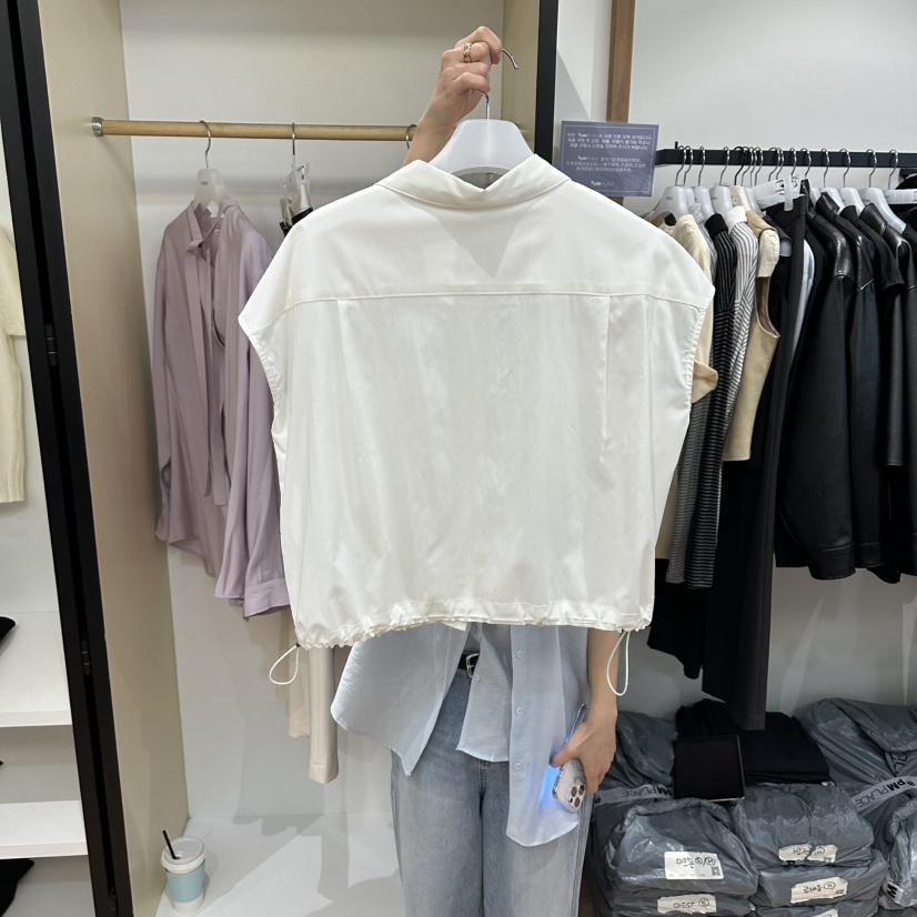 MUYBIEN韓國代購女士新款26春夏時尚職業人氣休閑熱賣馬甲MUYBIEN馬甲