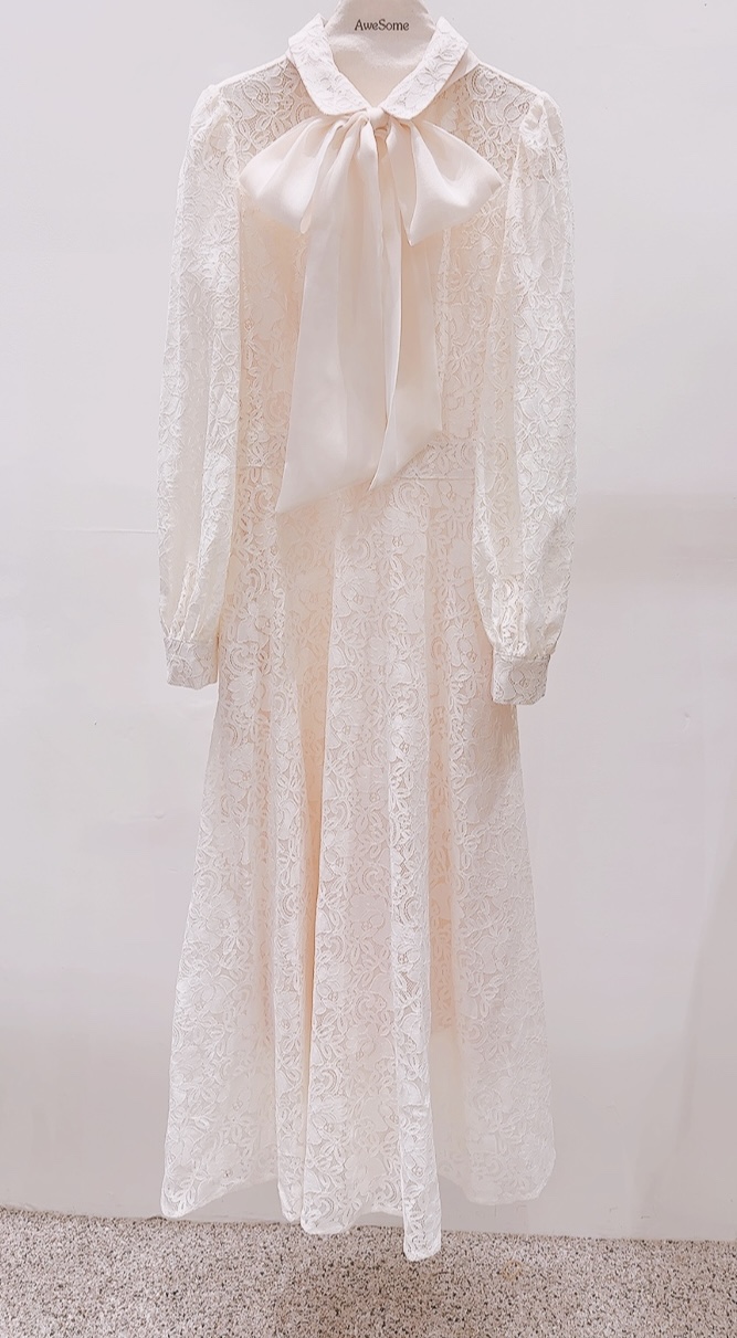 AWESOME-P韓國東大門代購女士新品時尚人氣職業連衣裙蕾絲AWESOME-P連衣裙圖色1