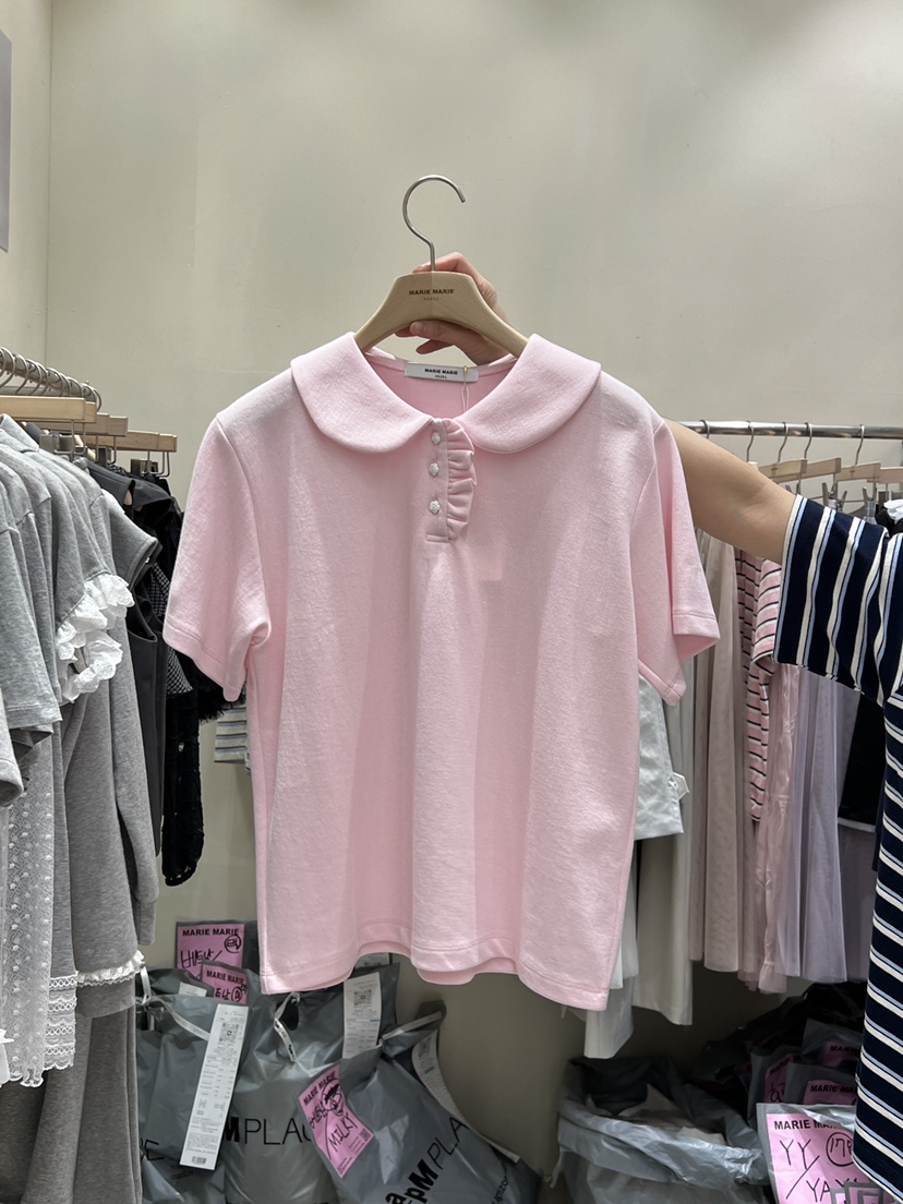 MARIE MARIE韓國直郵實拍女士新款休閑人氣職業熱賣時尚T恤MARIE MARIET恤圖色1