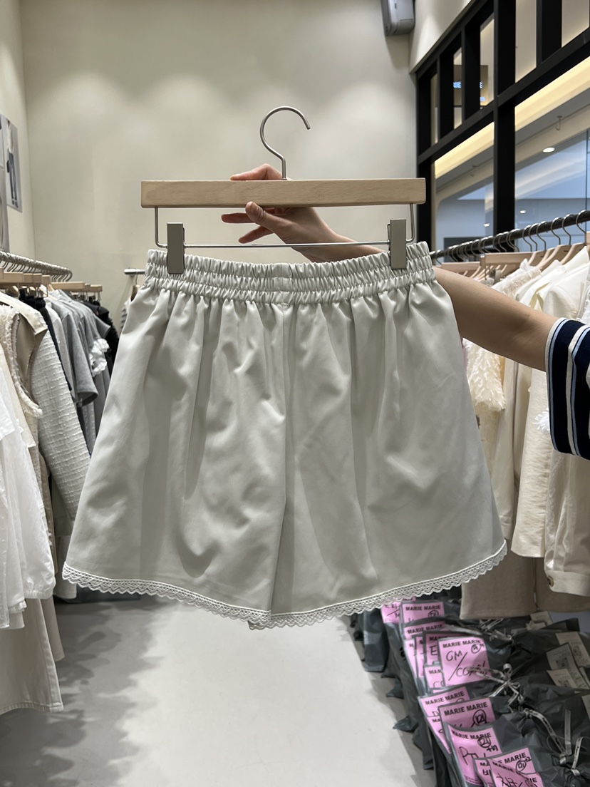 MARIE MARIE韓國東大門代購女士新款推薦時尚職業短褲蕾絲MARIE MARIE短褲