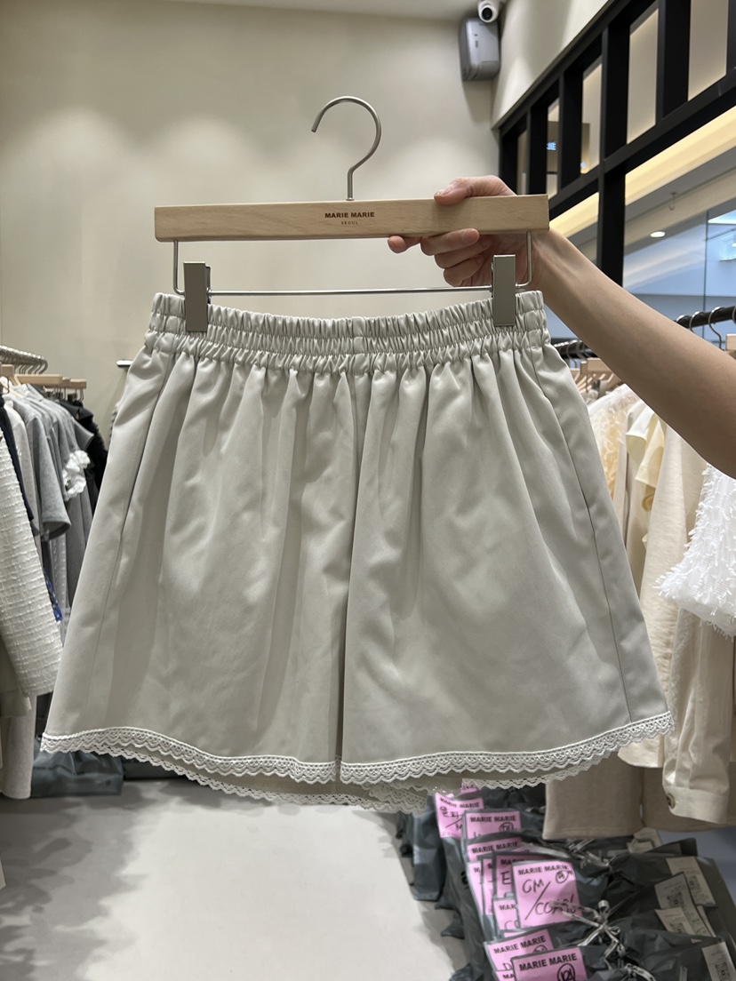 MARIE MARIE韓國東大門代購女士新款推薦時尚職業短褲蕾絲MARIE MARIE短褲圖色1