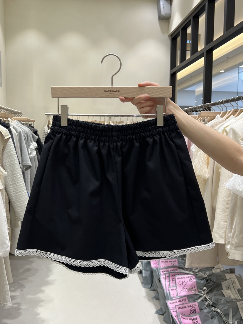 MARIE MARIE韓國東大門代購女士新款推薦時尚職業短褲蕾絲MARIE MARIE短褲圖色2