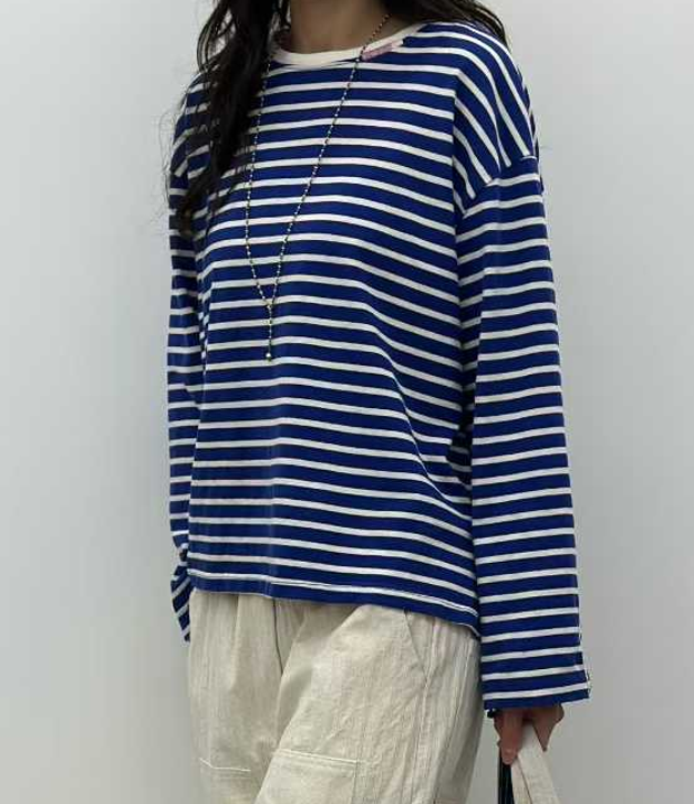 LE JARDINET韓國東大門直郵女士新款人氣時尚26春夏長袖T恤LE JARDINET長袖T恤圖色3