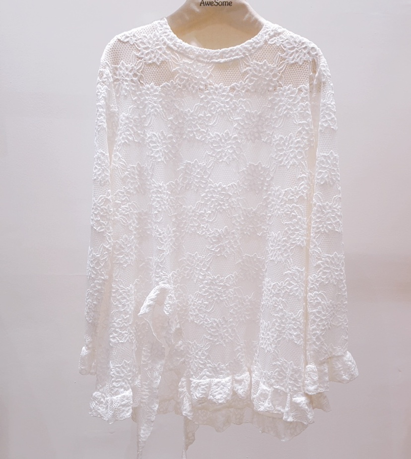 AWESOME-P韓國東大門直郵女士新款職業休閑熱賣26春夏長袖T恤AWESOME-P長袖T恤圖色1