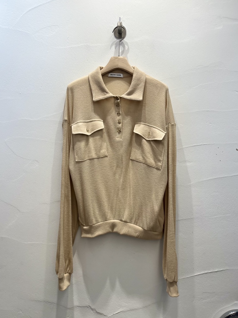 BROWN PAPER-S韓國東大門直郵女士新款26春夏時尚長袖T恤BROWN PAPER-S長袖T恤圖色2