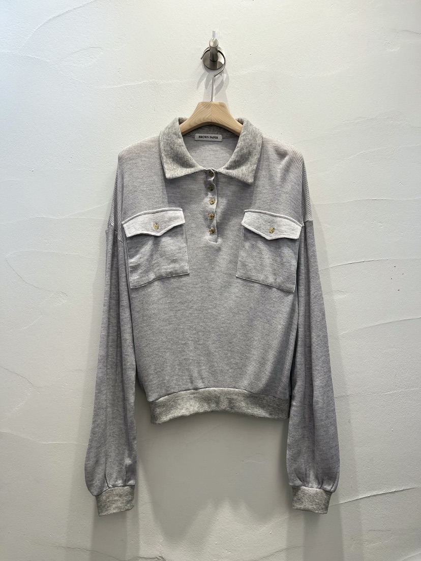 BROWN PAPER-S韓國東大門直郵女士新款26春夏時尚長袖T恤BROWN PAPER-S長袖T恤圖色4