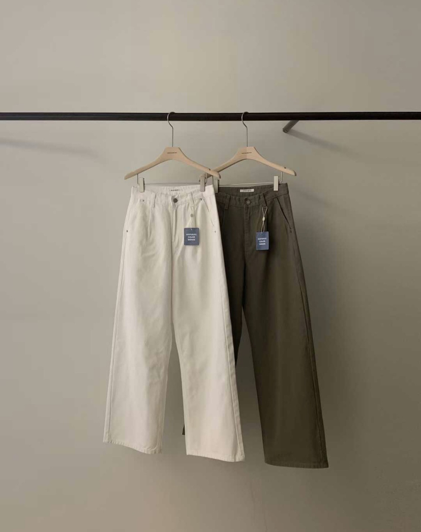 ANDYOUBROWN韓國直郵實拍女裝新款職業時尚休閑牛仔褲棉質ANDYOUBROWN牛仔褲圖色1左一色