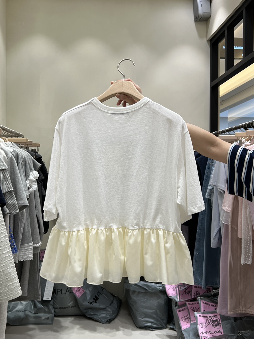 MARIE MARIE韓國東大門代購女士新款26春夏休閑時尚推薦T恤MARIE MARIET恤