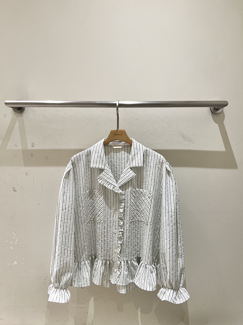 TERRACE韓國東大門直郵女士新款熱賣時尚人氣26春夏襯衫蕾絲衫TERRACE襯衫/蕾絲衫圖色1