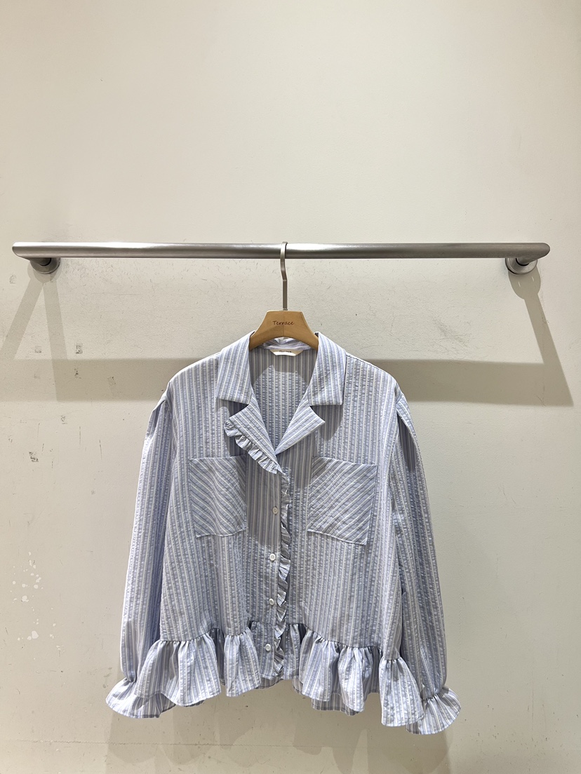 TERRACE韓國東大門直郵女士新款熱賣時尚人氣26春夏襯衫蕾絲衫TERRACE襯衫/蕾絲衫圖色2