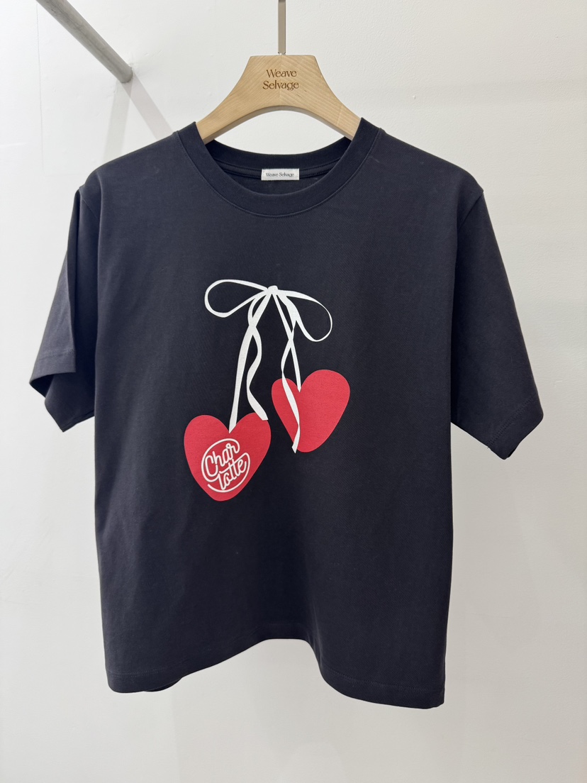 WEAUE SELVAGE韓國直郵實拍女裝新款熱賣26春夏時尚人氣T恤Weave SelvageT恤圖色3