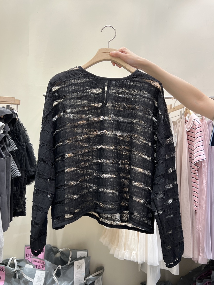 MARIE MARIE韓國東大門直郵女裝新品時尚推薦襯衫蕾絲衫MARIE MARIE襯衫/蕾絲衫圖色2