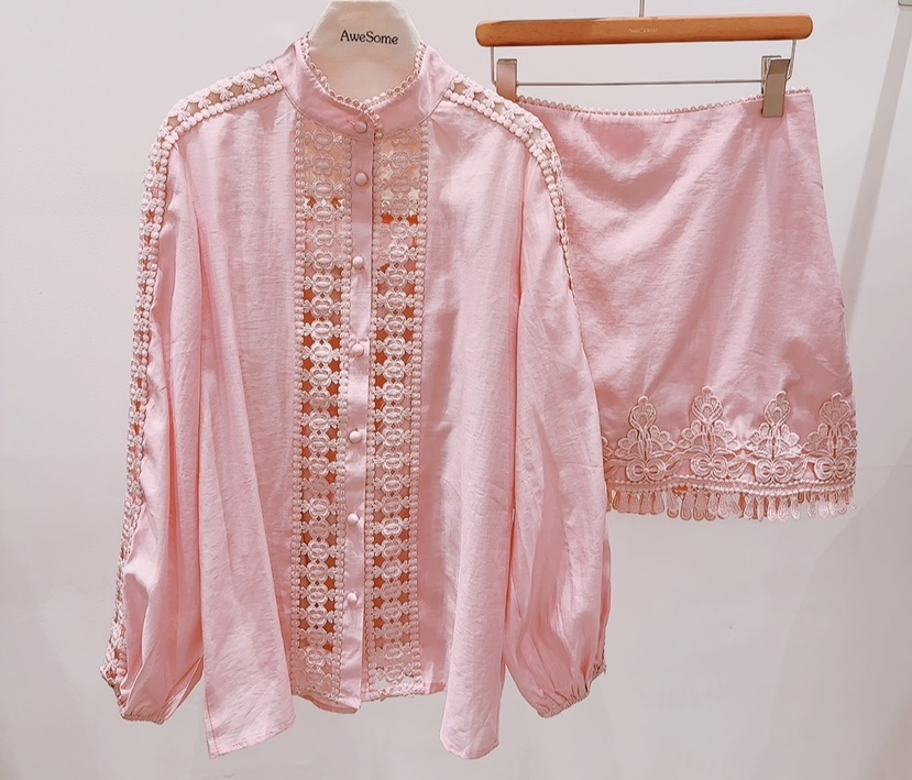 AWESOME-P韓國直郵女士新款休閑熱賣人氣套裝三件套含吊帶AWESOME-P套裝圖色2