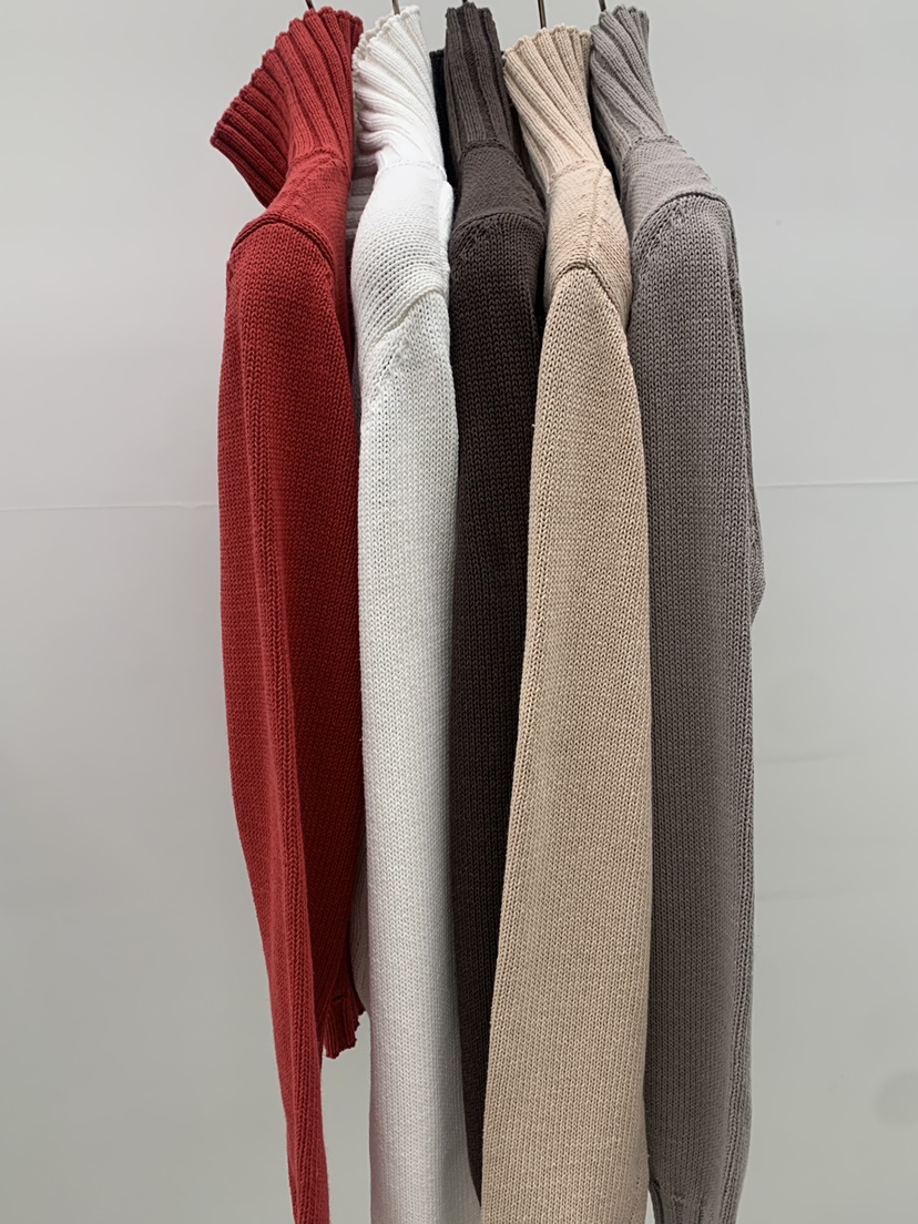 LEGACY BONE韓國直郵實拍女裝新品熱賣時尚針織衫高領開衫LEGACY BONE針織衫