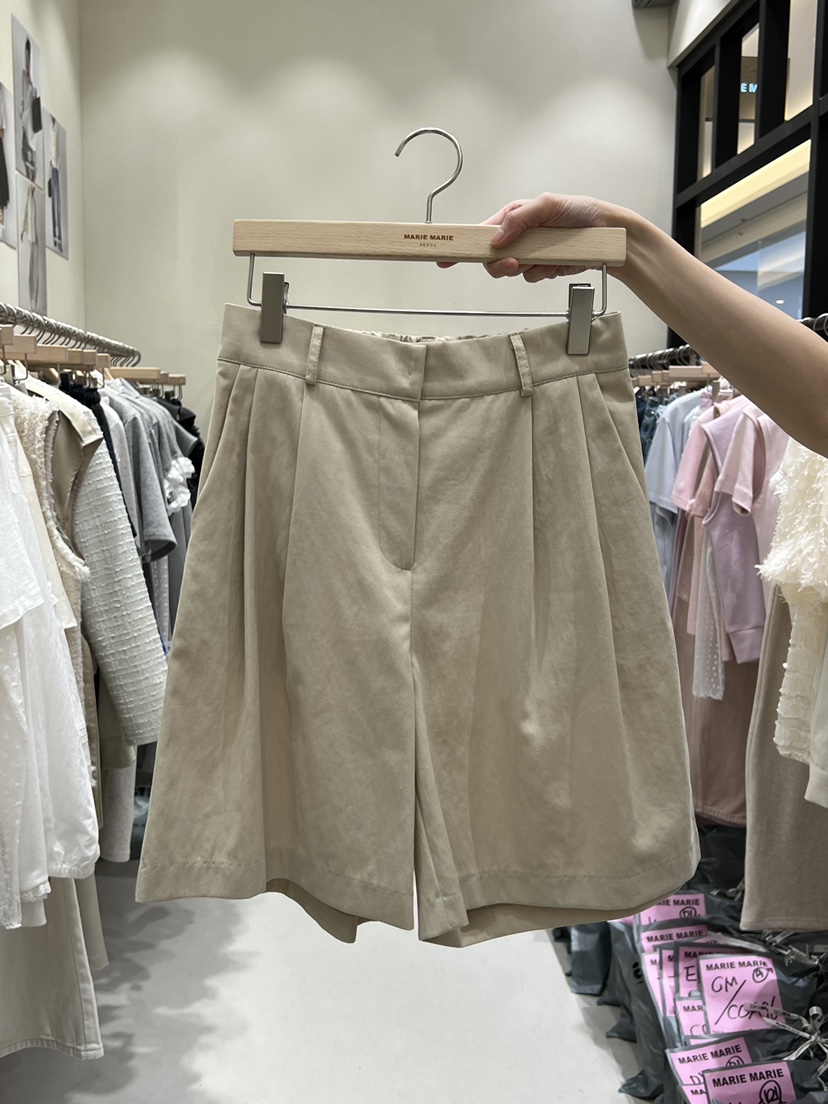 MARIE MARIE韓國東大門代購女裝新款熱賣26春夏休閑短褲MARIE MARIE短褲圖色1