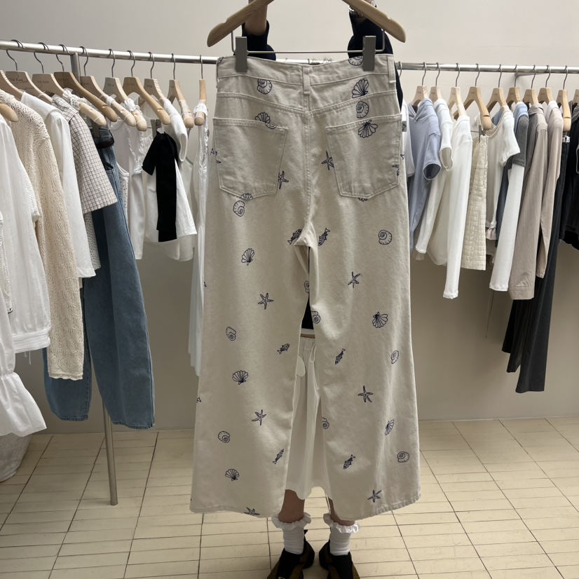 THEPLAN韓國直郵實拍女裝新款人氣推薦職業休閑26春夏牛仔褲THE PLAN牛仔褲