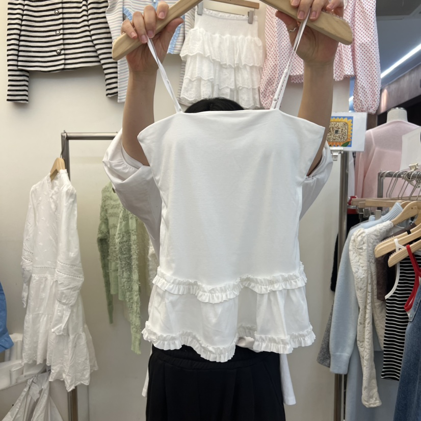 BEEN-A韓國東大門代購女士新品人氣推薦熱賣時尚吊帶背心BEEN-A吊帶/背心圖色1