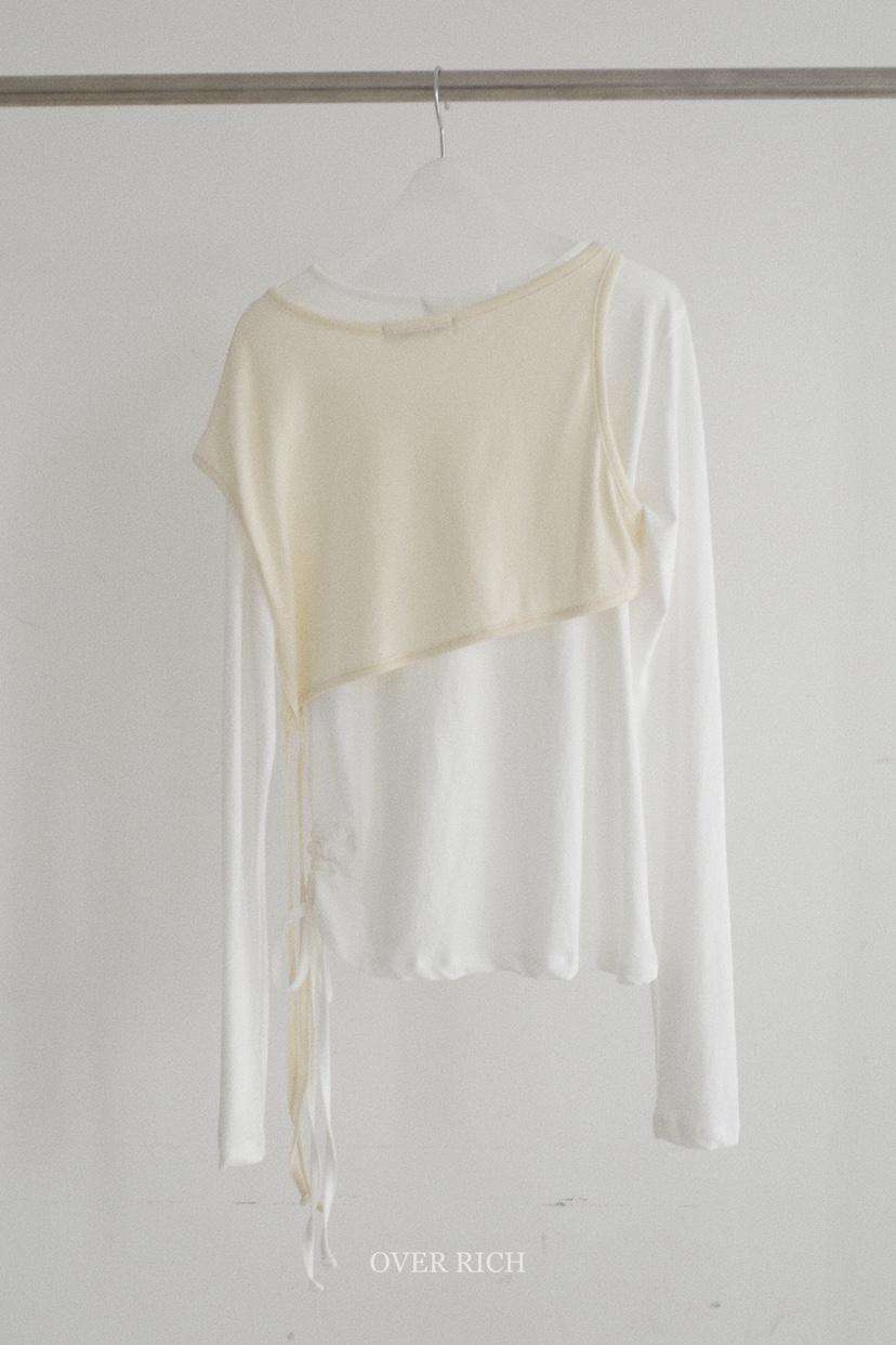 OVER RICH韓國代購女裝新品人氣熱賣26春夏推薦職業長袖T恤OVER RICH長袖T恤