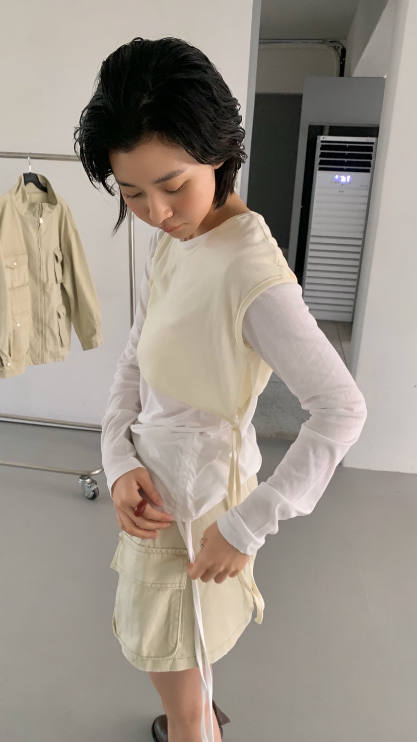 OVER RICH韓國代購女裝新品人氣熱賣26春夏推薦職業長袖T恤OVER RICH長袖T恤