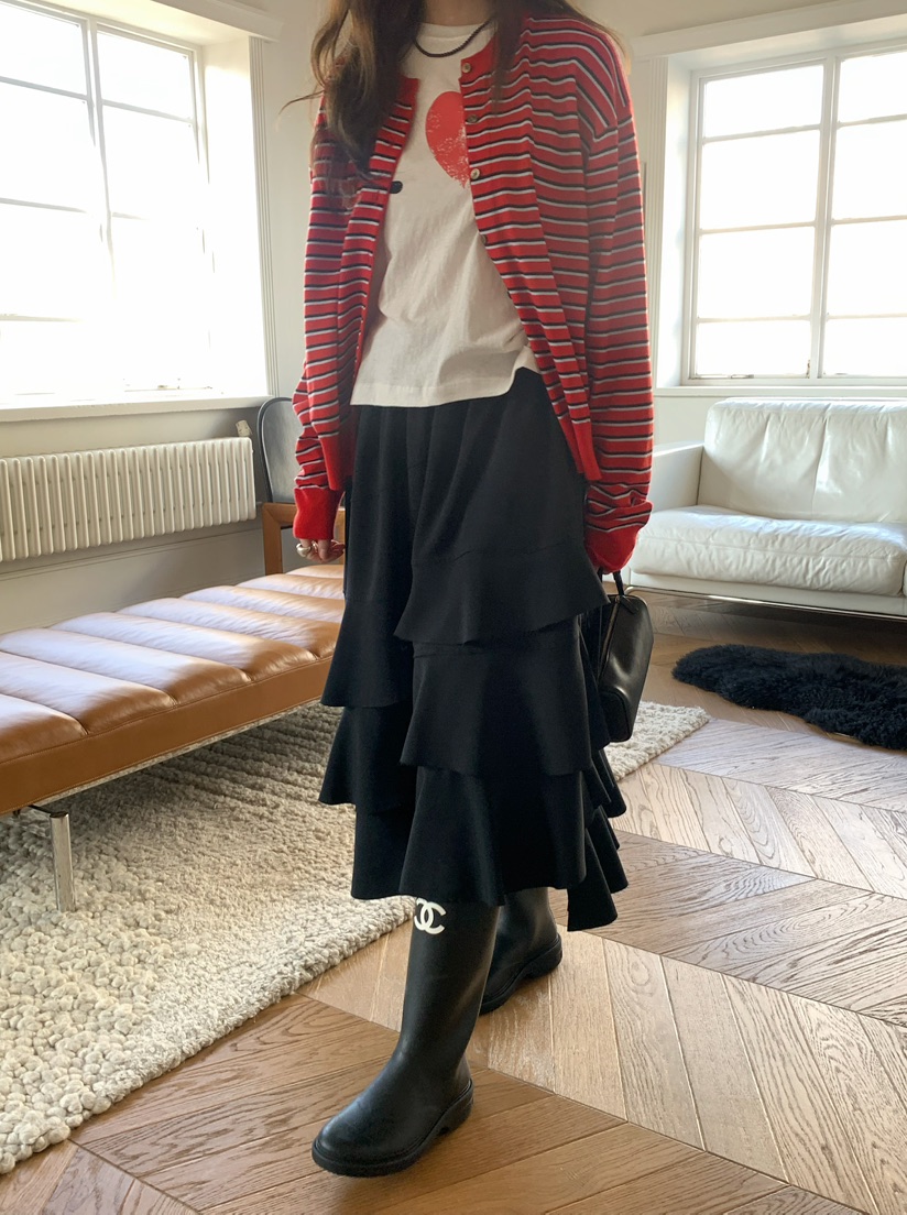 PEBBLE韓國東大門代購女裝新款推薦人氣熱賣時尚26春夏長裙PEBBLE長裙