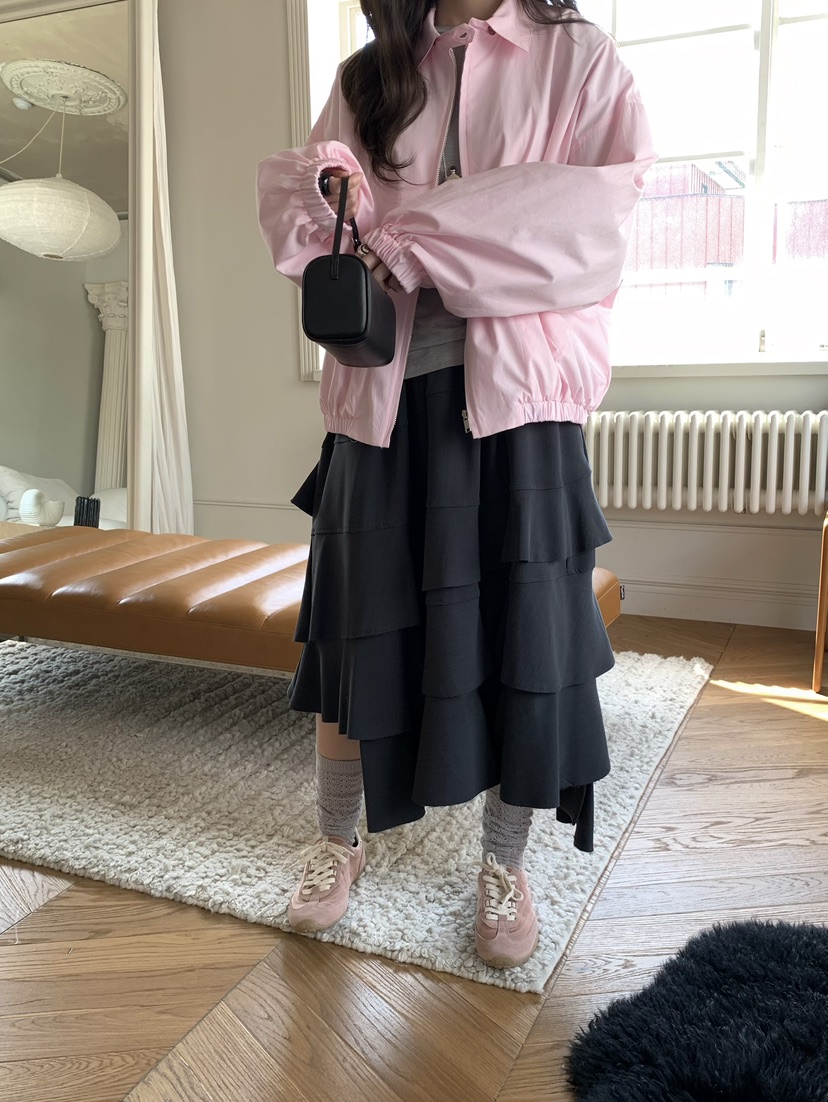 PEBBLE韓國東大門代購女裝新款推薦人氣熱賣時尚26春夏長裙PEBBLE長裙