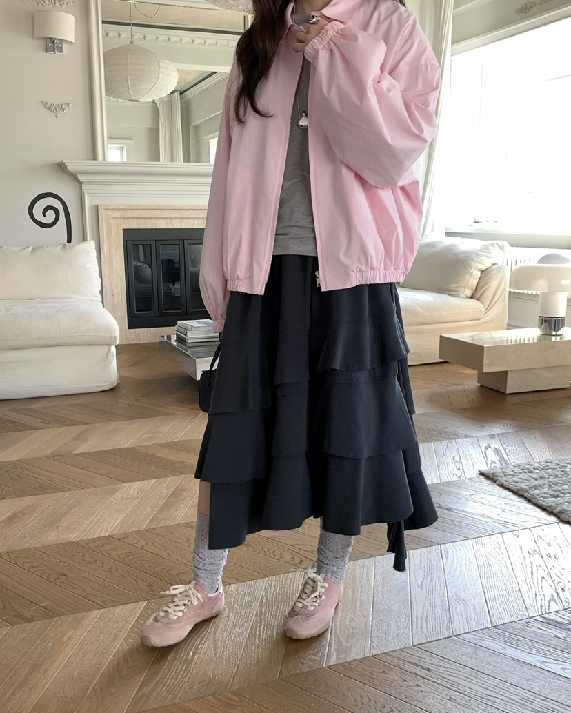 PEBBLE韓國東大門代購女裝新款推薦人氣熱賣時尚26春夏長裙PEBBLE長裙