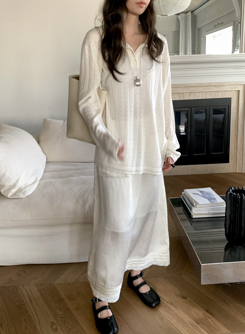 PEBBLE韓國東大門直郵女裝新品職業26春夏時尚人氣針織衫PEBBLE針織衫