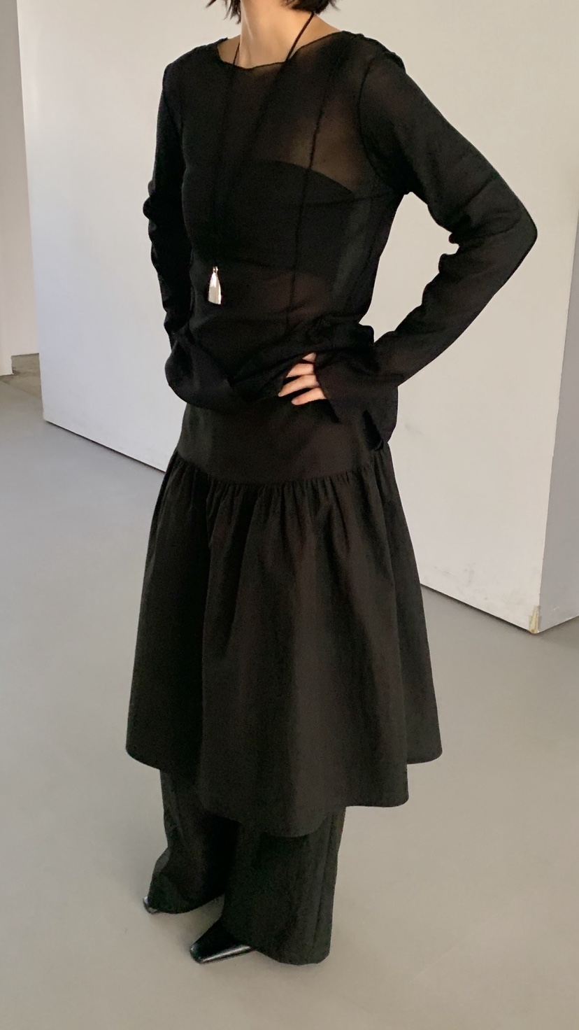 OVER RICH韓國直郵女士新款時尚26春夏人氣職業熱賣裙褲OVER RICH裙褲