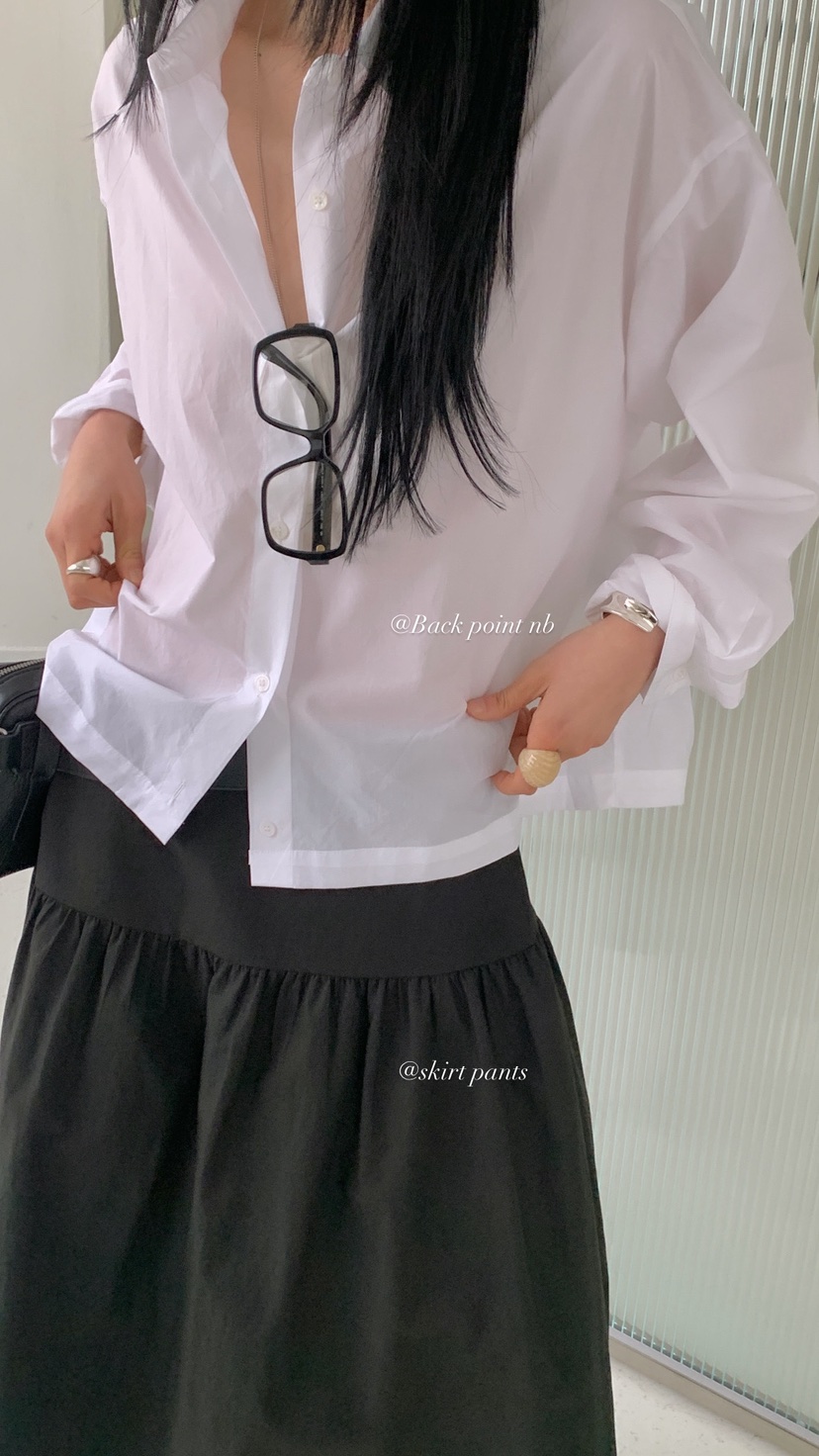 OVER RICH韓國直郵女裝新款人氣推薦休閑熱賣襯衫蕾絲衫OVER RICH襯衫/蕾絲衫