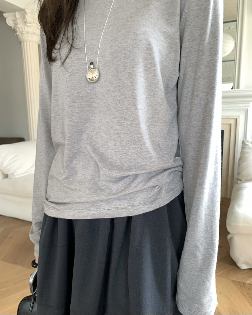 PEBBLE韓國東大門代購女裝新品休閑熱賣時尚推薦人氣長袖T恤PEBBLE長袖T恤