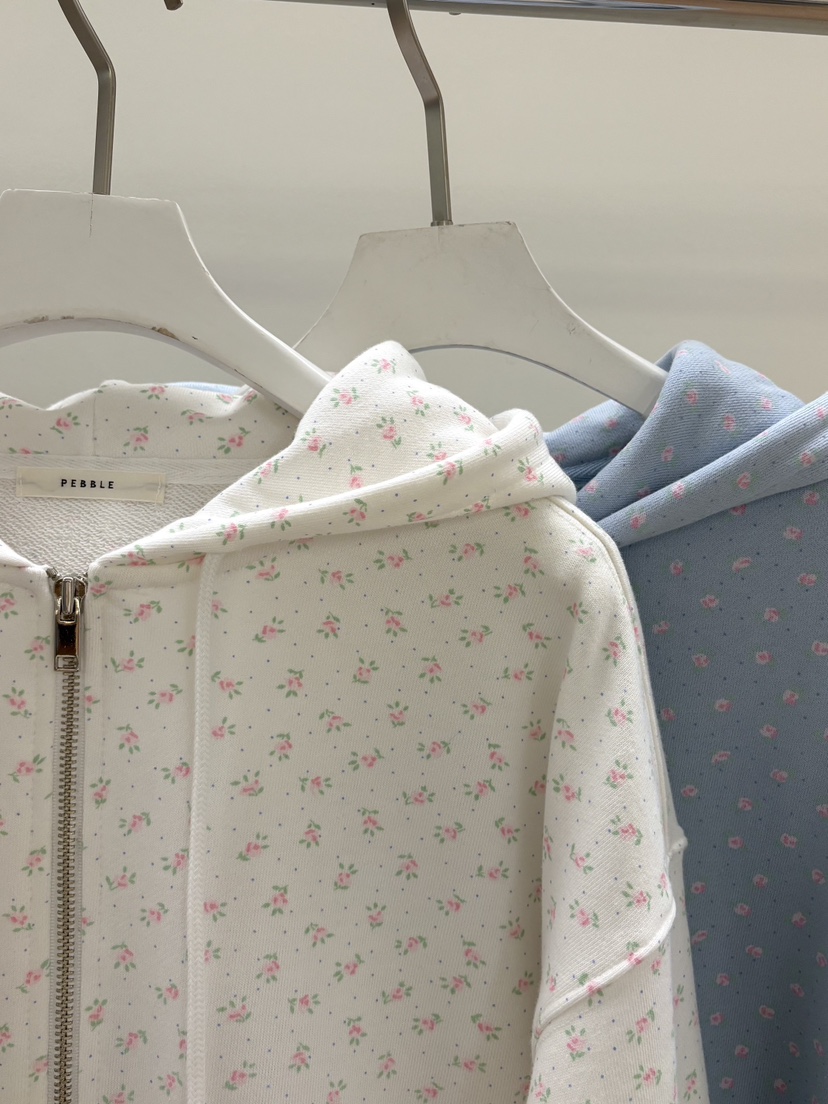 PEBBLE韓國直郵女士新品推薦熱賣時尚職業夾克連帽拉鏈衫PEBBLE夾克