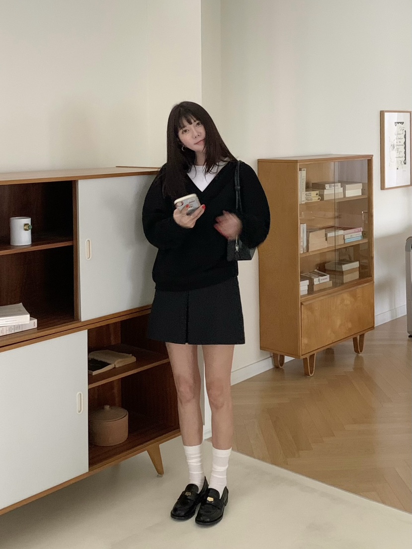 COURGETTE韓國直郵女士新品熱賣休閑推薦時尚職業26春夏裙褲COURGETTE裙褲