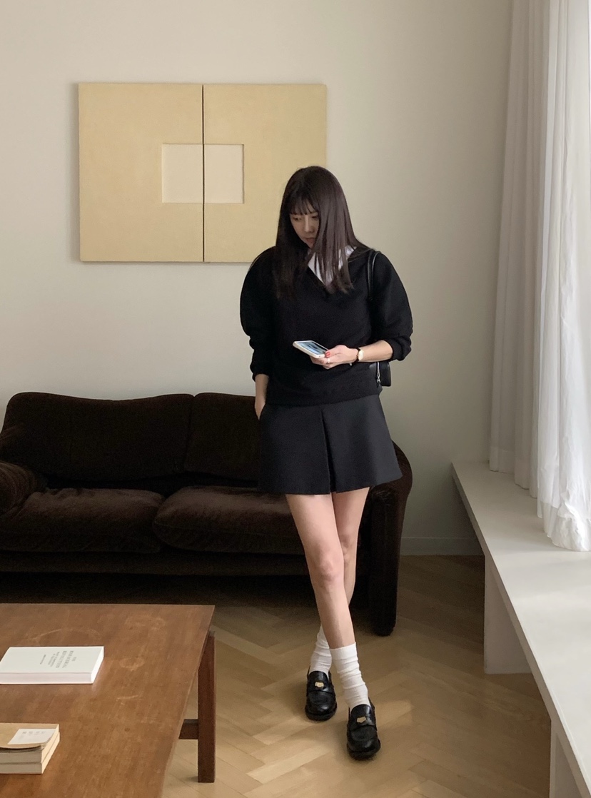 COURGETTE韓國直郵女士新品熱賣休閑推薦時尚職業26春夏裙褲COURGETTE裙褲