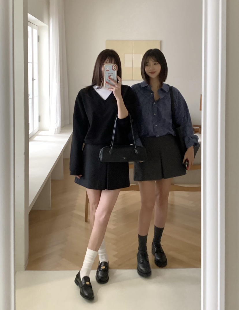 COURGETTE韓國直郵女士新品熱賣休閑推薦時尚職業26春夏裙褲COURGETTE裙褲