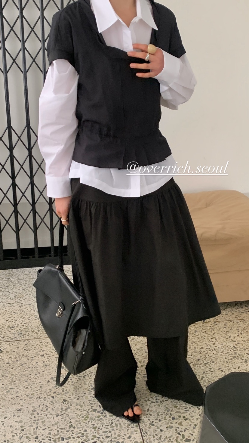 OVER RICH韓國代購女士新品推薦時尚休閑26春夏襯衫蕾絲衫OVER RICH襯衫/蕾絲衫