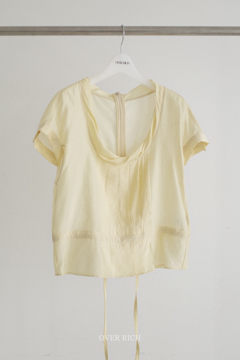 OVER RICH韓國代購女士新品推薦時尚休閑26春夏襯衫蕾絲衫OVER RICH襯衫/蕾絲衫圖色4