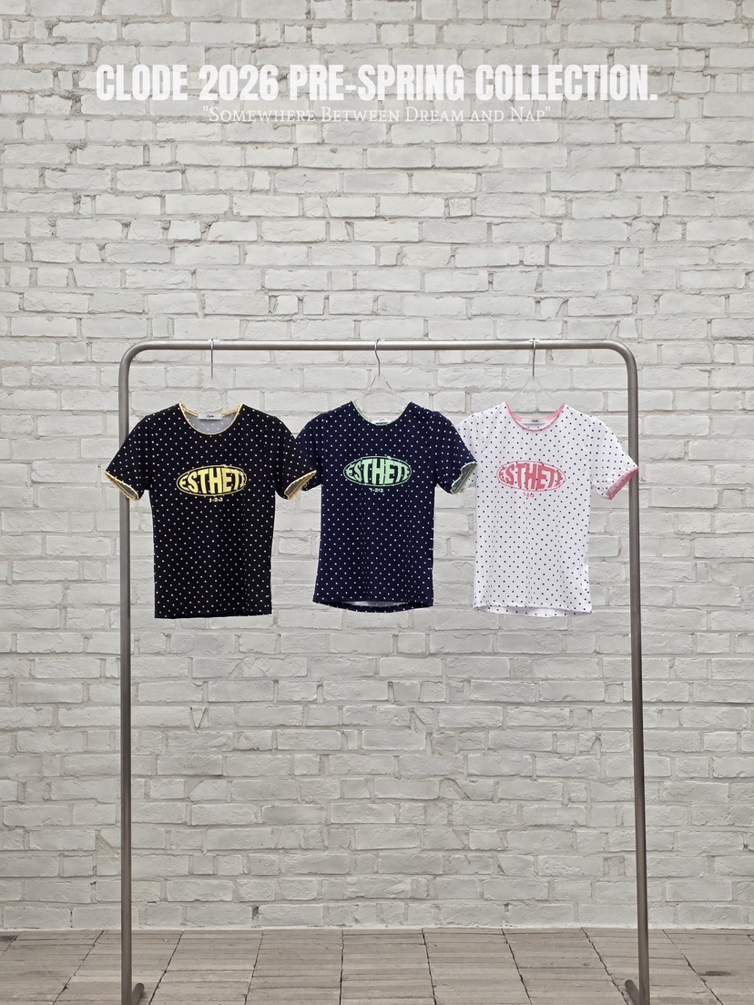 CLODE韓國直郵女士新品時尚休閑職業26春夏熱賣推薦人氣T恤CLODET恤